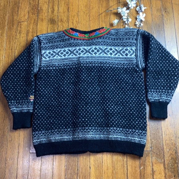 Dale of Norway #472 Wool Sweater Cardigan SZ Medium - Picture 5 of 7